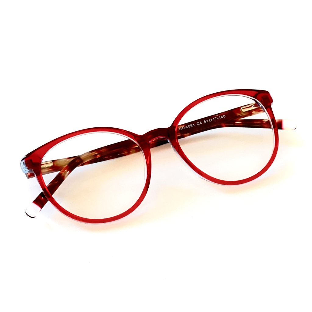 فریم طبی و عینک شب مدل Rga-081-C4-Red