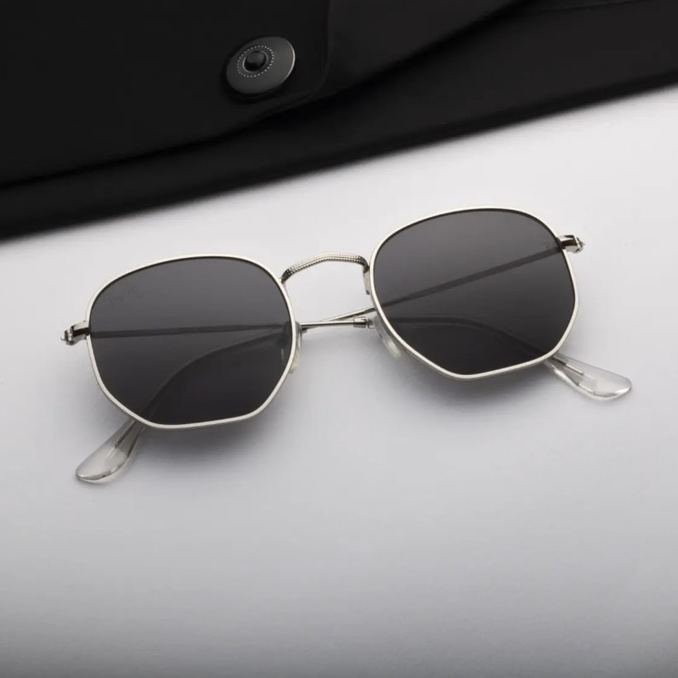 عینک آفتابی ری‌بن نقره‌ای مدل Rb-3548-Sblc