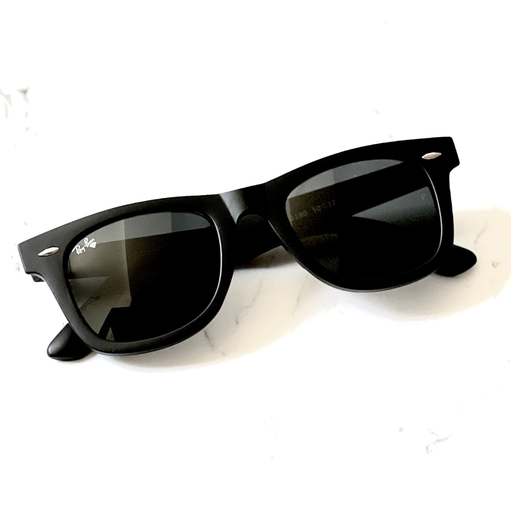 عینک آفتابی ری‌بن ویفرر مشکی مات مدل Rb-Wf-2140-Mblc