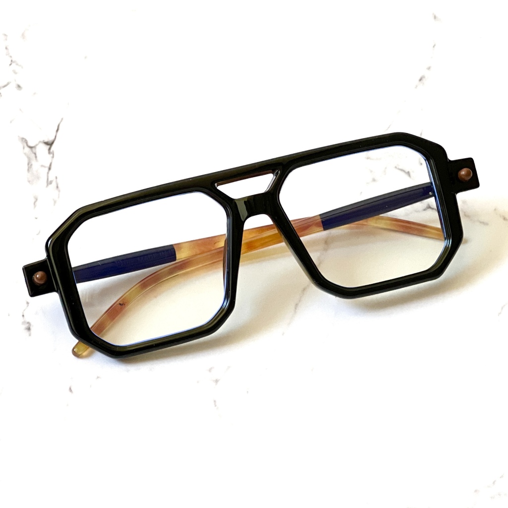 فریم عینک طبی با عدسی بلوکات مدل 86582-Blc
