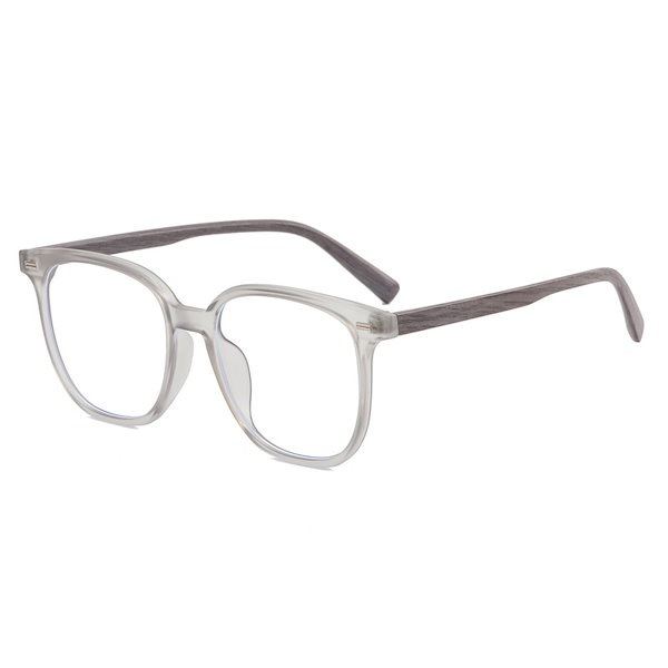 فریم عینک طبی با عدسی بلوکات مدل Tr-75238-Gry