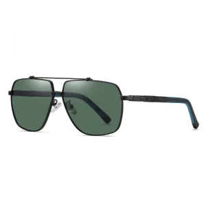 عینک آفتابی پلاریزه برند عینک آفتابی آلبرت وگ مدل Avantgarde Visionary 114 Blc-Grn