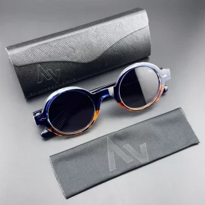 عینک آفتابی  گرد پلاریزه آلبرت وگ مدل S31108C4 Acetate Avantgarde Visionary