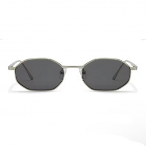 عینک آفتابی  Irn-Sz-3605-Wht  عینک آفتابی زنانه, عینک آفتابی مردانه, عینک فلزی نقره‌ای
