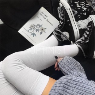 جوراب‌ بالای زانو Pure White