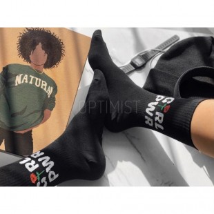 جوراب‌ ساق‌دار طرح Girl power