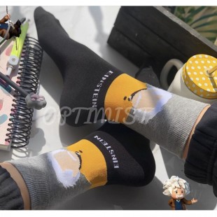 جوراب‌ ساق‌دار هنری طرح انیشتن Einstein