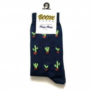 جوراب‌ ساق‌دار کاکتوس سرمه ای