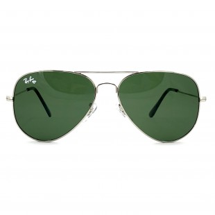 عینک آفتابی خلبانی مدل Aviator-Wht-Grn