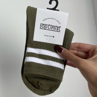 جوراب‌ خط دارکد Grn-02