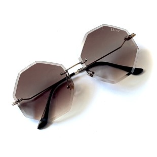 عینک فریملس زنانه مدل Di-Brn