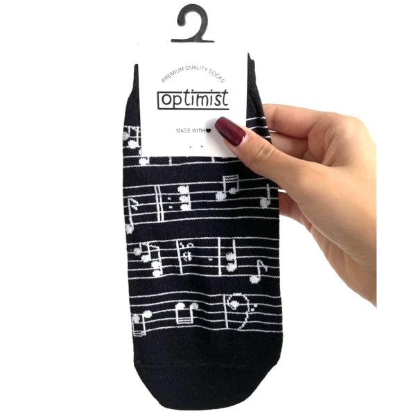جوراب‌ مچی طرح نت موسیقی