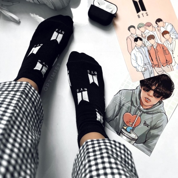 جوراب‌ مچی طرح BTS