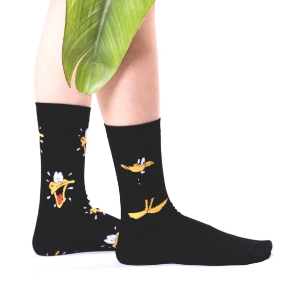 جوراب‌ ساق‌دار مدل Daffy Duck