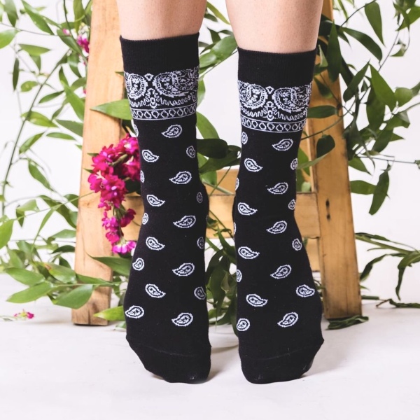 جوراب‌ ساق‌دار مدل باندانا