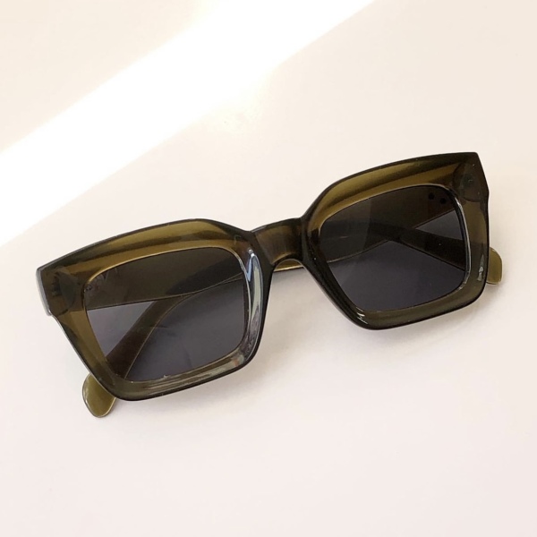عینک آفتابی زیتونی مدل Crec-Olv