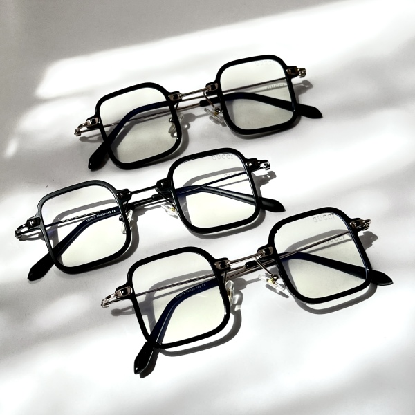 عینک طبی با عدسی بلوکات مدل Moca-Crec-Tra