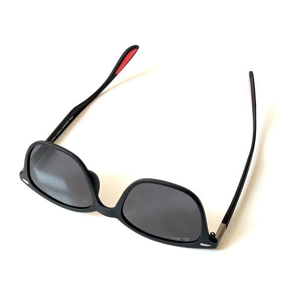 عینک آفتابی پلاریزه مشکی مدل P-4297-Red