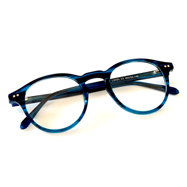 فریم طبی و عینک شب مدل Lg-053-C3-Blu