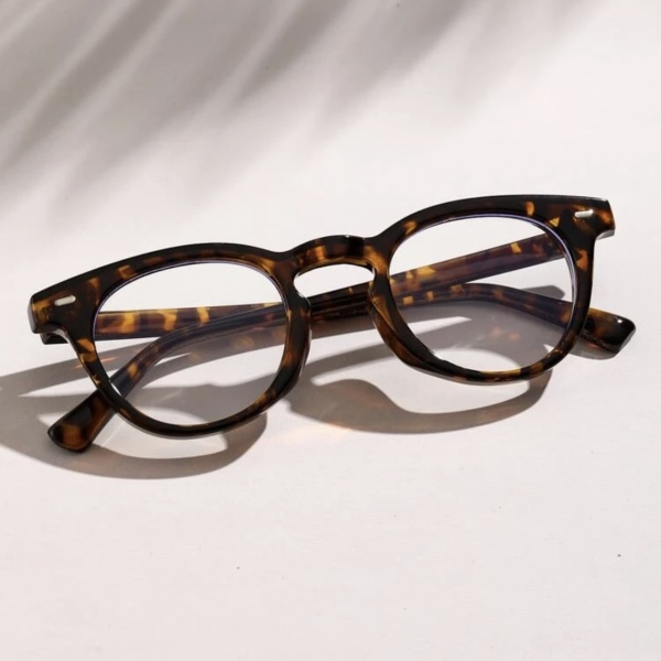 فریم عینک طبی با عدسی بلوکات مدل Gmt-Zn-3595-Leo-C3