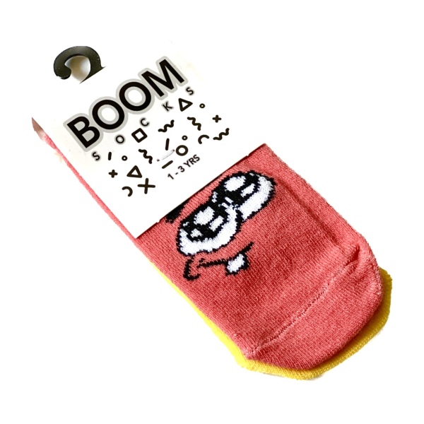 جوراب‌ مچی بچه‌گانه ۱ تا ۳ سال طرح پاتریک و باب اسفنجی