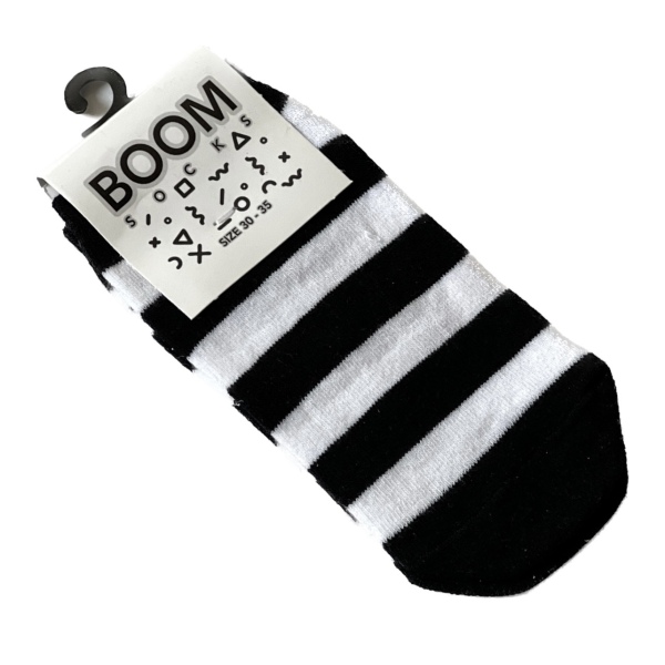 جوراب‌ مچی بچه‌گانه سایز ۳۰تا۳۵، سفید و مشکی