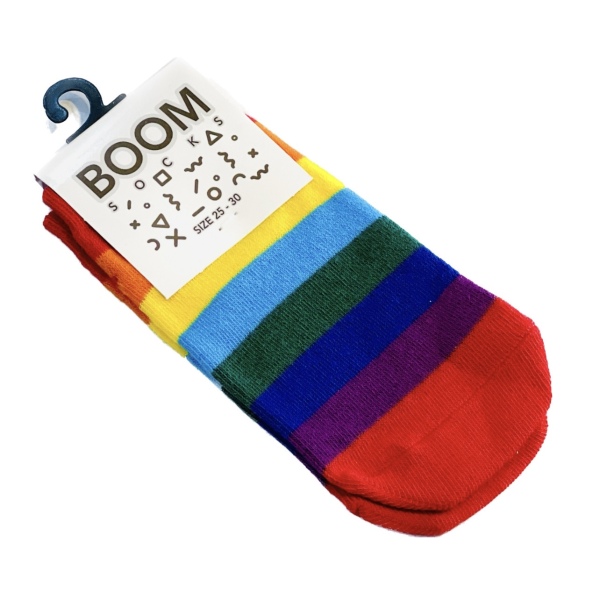 جوراب‌ مچی بچه‌گانه سایز ۲۵تا۳۰ ، رنگین‌کمان