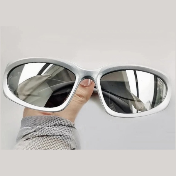 عینک آفتابی عدسی جیوه‌ای مدل Y2k-Mir