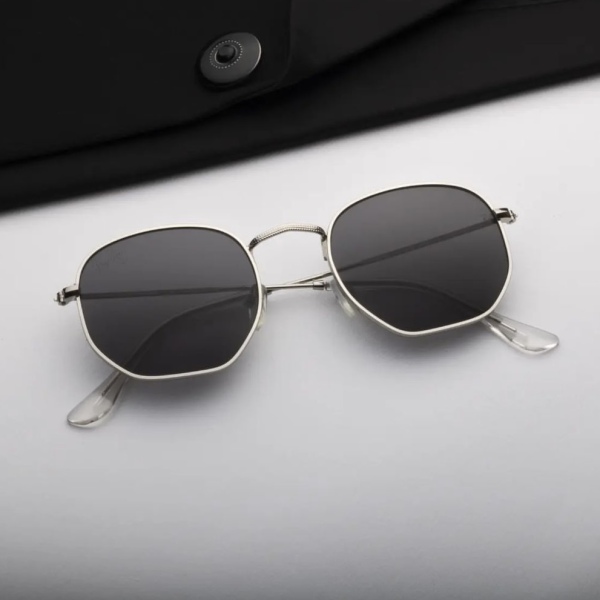 عینک آفتابی ری‌بن نقره‌ای مدل Rb-3548-Sblc