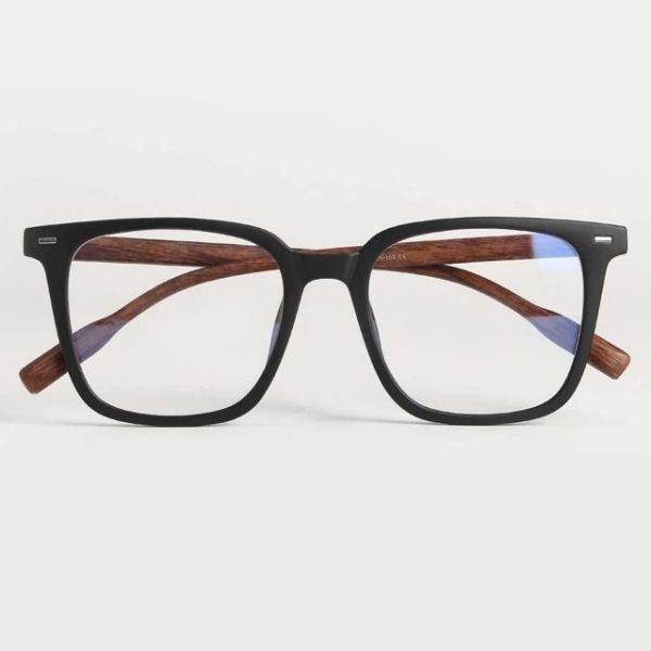 فریم عینک طبی با عدسی بلوکات مدل Tr-75237-Blc