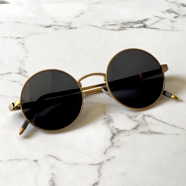 عینک آفتابی با عدسی پلاریزه مدل Eit-1620-Blc-Gld