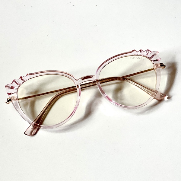 فریم عینک طبی با عدسی بلوکات مدل 2001-Pnk