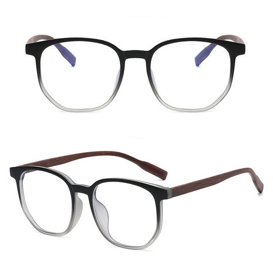 فریم عینک طبی با عدسی بلوکات مدل Tr-75230-Blc-Gry