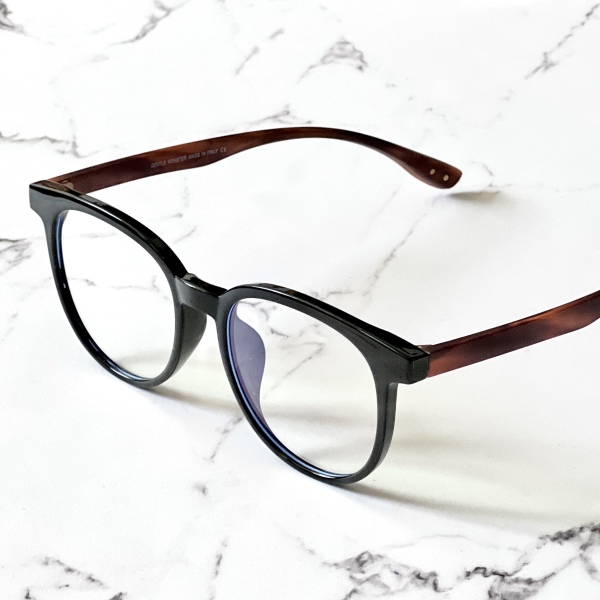 فریم عینک طبی با عدسی بلوکات مدل Tr-75250-Blc