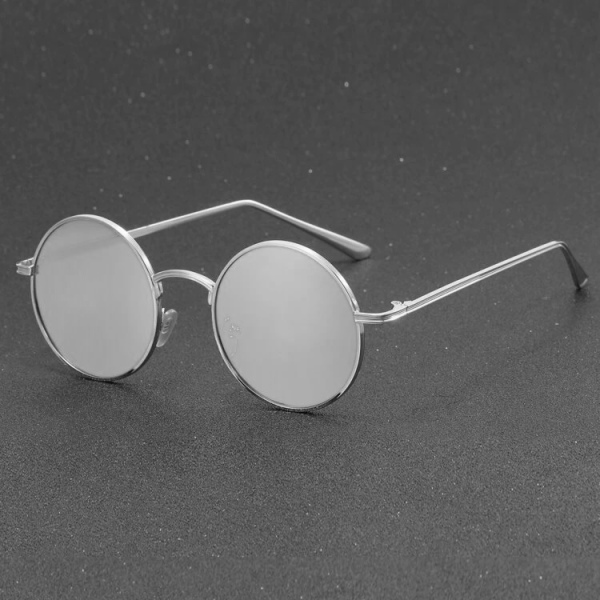 عینک آفتابی با عدسی نقره‌ای آینه‌ای مدل Irn-5219-Mir