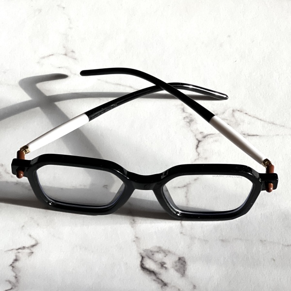 فریم عینک طبی با عدسی بلوکات مدل Me-0046-Bwht