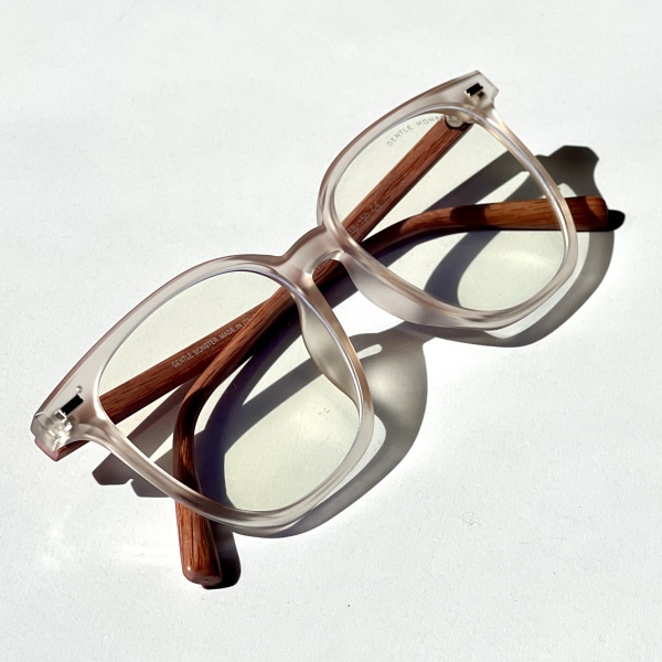 فریم عینک طبی با عدسی بلوکات مدل Tr-75238-Bge