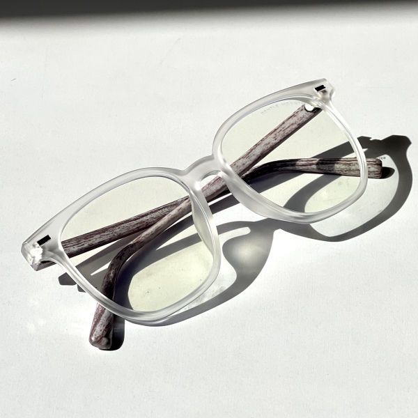 فریم عینک طبی با عدسی بلوکات مدل Tr-75238-Tra