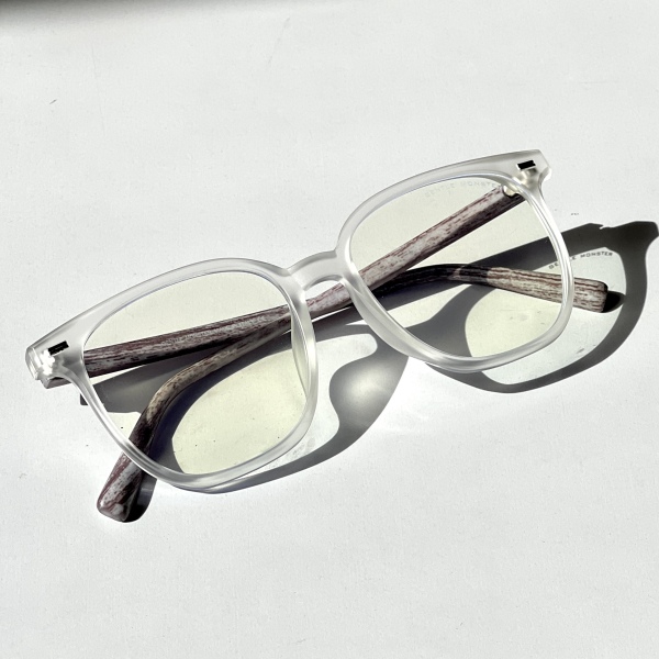 فریم عینک طبی با عدسی بلوکات مدل Tr-75238-Tra