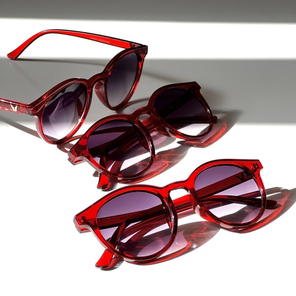 عینک آفتابی مدل Gms-3289-Maroon-Hl