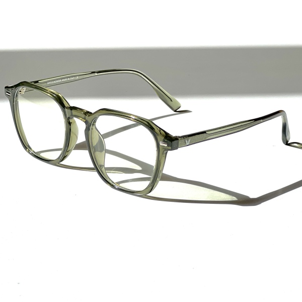 فریم عینک طبی با عدسی بلوکات مدل 72014-Olv-C6