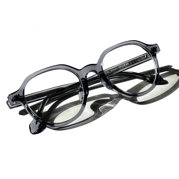 فریم عینک طبی با عدسی بلوکات مدل 72021-Gry-C3