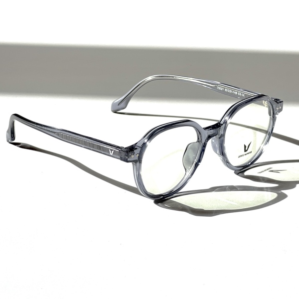 فریم عینک طبی با عدسی بلوکات مدل 72021-Gry-C3