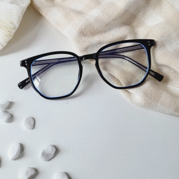 فریم عینک طبی با عدسی بلوکات مدل K-9110-C1-Blc