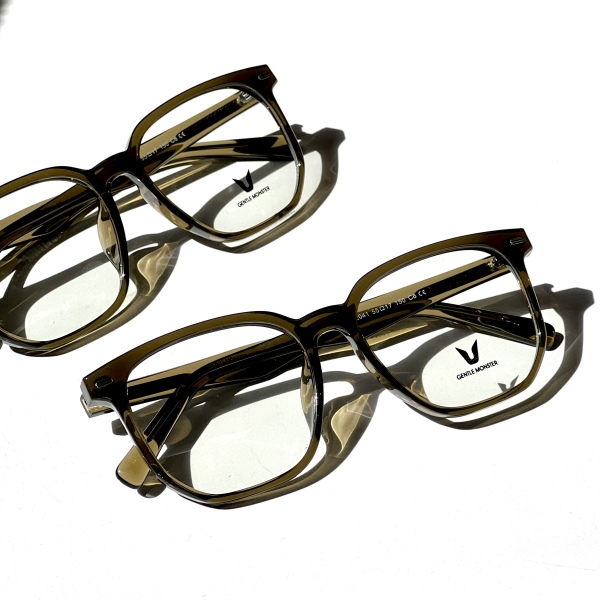 فریم عینک طبی با عدسی بلوکات مدل 72041-C6-Olv