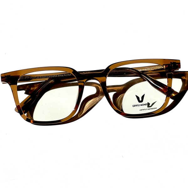 فریم عینک طبی با عدسی بلوکات مدل 72017-C6-Brn