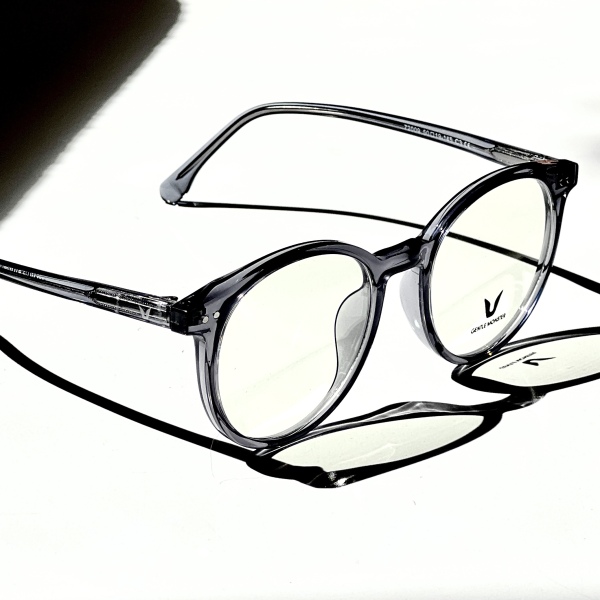 فریم عینک طبی با عدسی بلوکات مدل 72009-Gry-C3