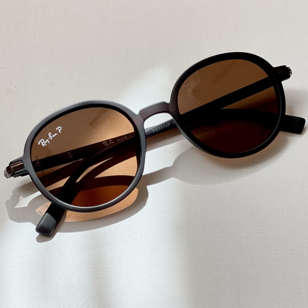 عینک آفتابی ری‌بن پلاریزه مدل 23314-Brn