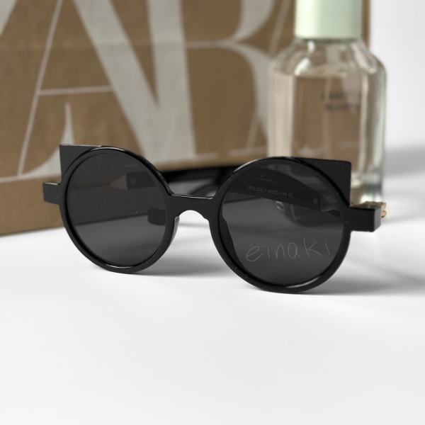 عینک آفتابی مشکی براق مدل Clc-1872-Blc