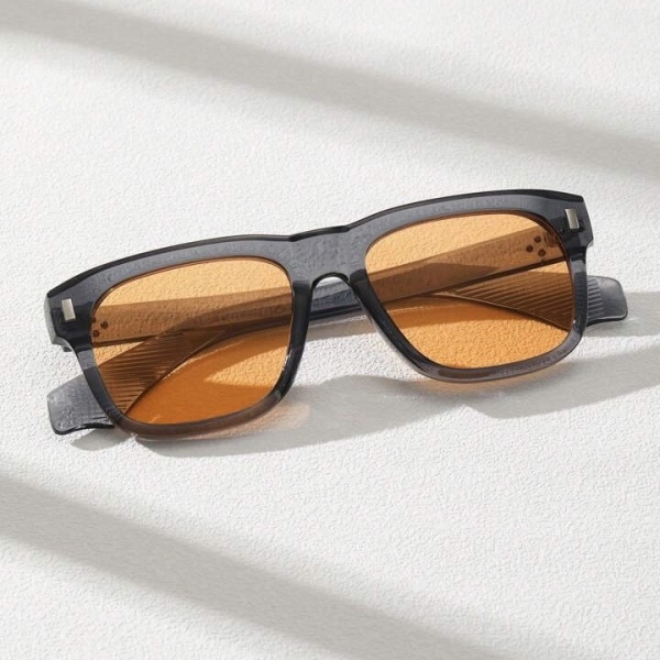 عینک مدل دیوید بکهام کد Zn-3683-Gry-Orng